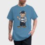 Skateboarding Teddy Bear, Tricou Barbati (Unisex)