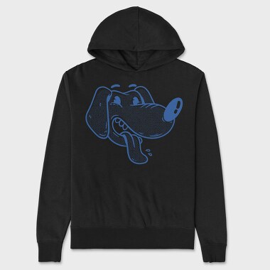 Dog Cartoon, Hanorac Oversize Barbati (Unisex)