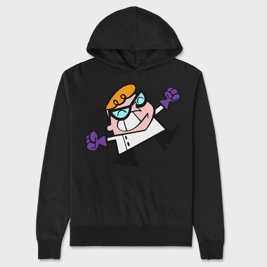 Cartoon Retro Dexter Laboratory 1, Hanorac Oversize Barbati (Unisex)