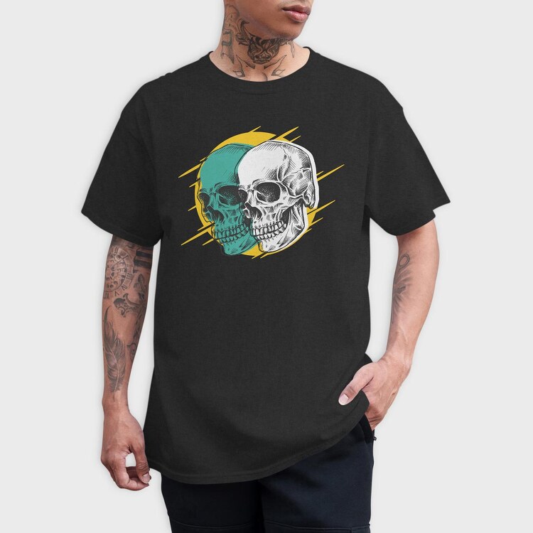 Skulls, Tricou Barbati (Unisex)
