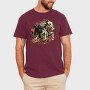 Skeleton Fire Dance, Tricou Barbati (Unisex)