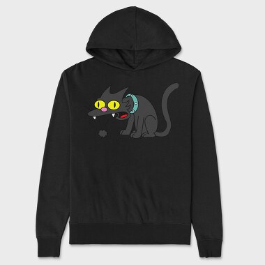 Vector Simpsons Cat, Hanorac Oversize Barbati (Unisex)