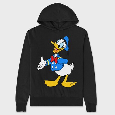 Cartoon Retro Donald Duck 2, Hanorac Oversize Barbati (Unisex)