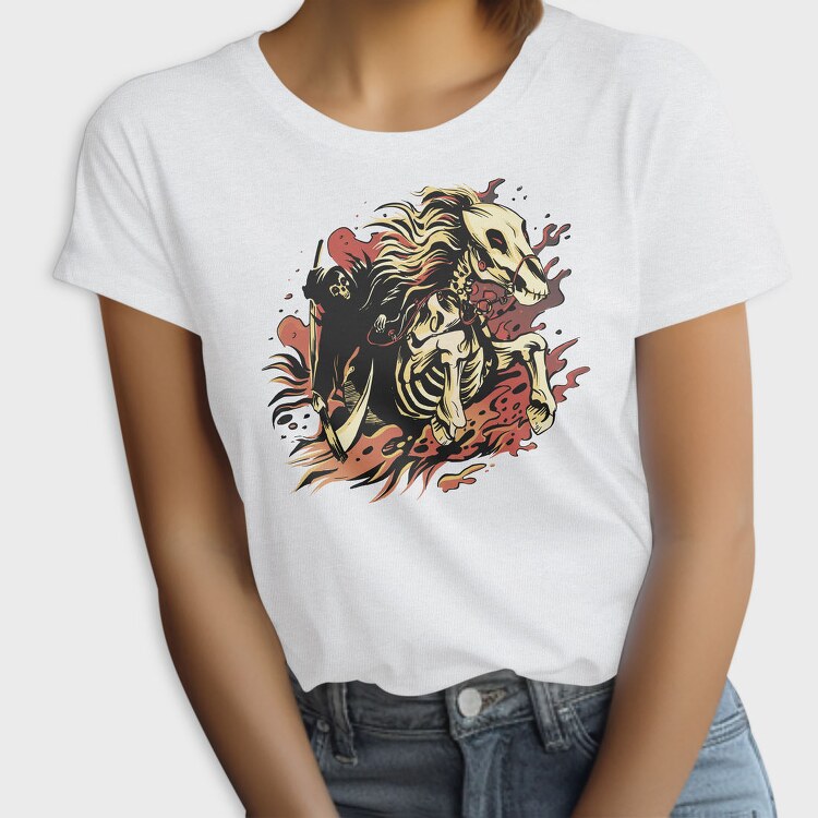 Skeleton Fire Dance, Tricou Femei