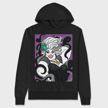 Villanas Disney Ursula C, Hanorac Oversize Barbati (Unisex)