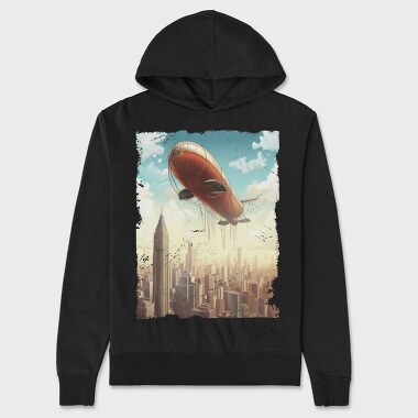 Flying Blimp, Hanorac Oversize Barbati (Unisex)