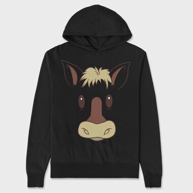 Horse Face, Hanorac Oversize Barbati (Unisex)