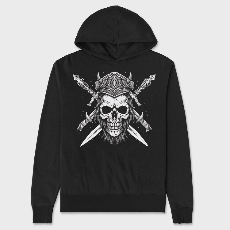 Skull Sword, Hanorac Oversize Barbati (Unisex)