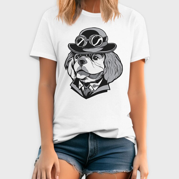 Pilot Pup, Tricou Barbati (Unisex)