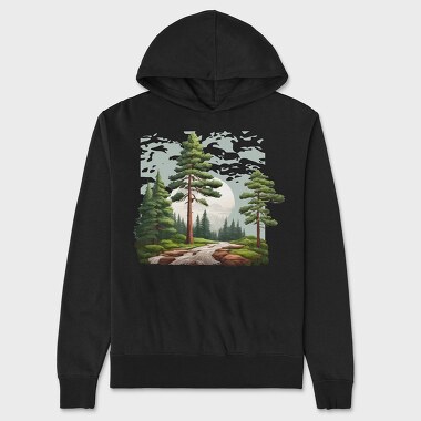 Forest Hiking, Hanorac Oversize Barbati (Unisex)