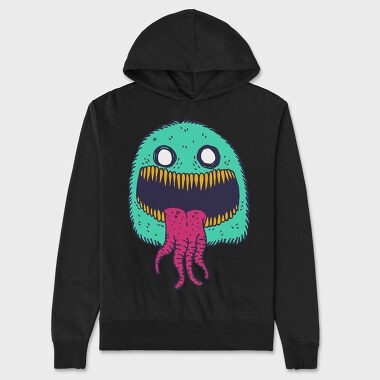 Monster Faces 1, Hanorac Oversize Barbati (Unisex)