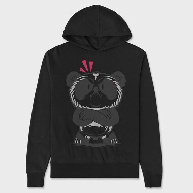 Angry Panda, Hanorac Oversize Barbati (Unisex)