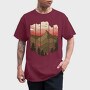Cut Out Landscape, Tricou Barbati (Unisex)
