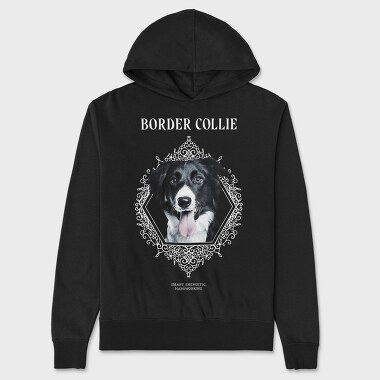 Border Collie, Hanorac Oversize Barbati (Unisex)