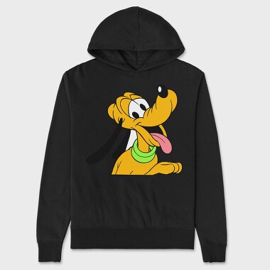 Cartoon Retro Pluto 1, Hanorac Oversize Barbati (Unisex)