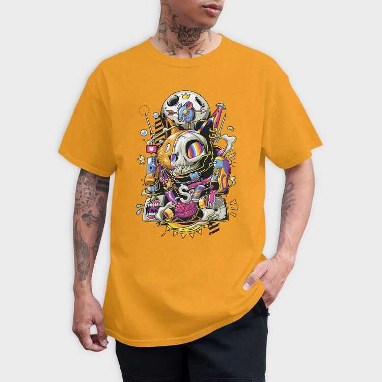 Skull Streetwear Dreams, Tricou Barbati (Unisex)