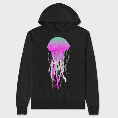 Jellyfish Electric, Hanorac Oversize Barbati (Unisex)