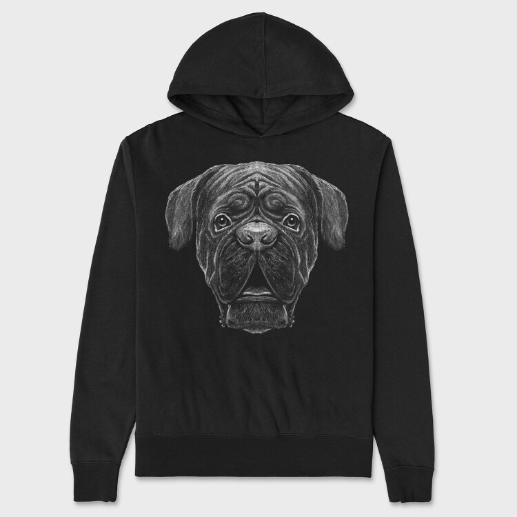 French Mastiff, Hanorac Oversize Barbati (Unisex)