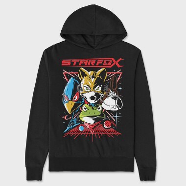 Star Fox, Hanorac Oversize Barbati (Unisex)