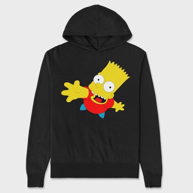 Cartoon Retro the Simpsons 6, Hanorac Oversize Barbati (Unisex)