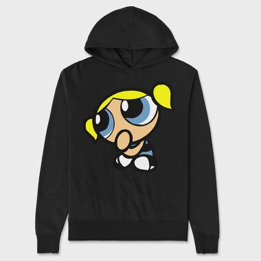 Cartoon Retro the Powerpuff Girls 3, Hanorac Oversize Barbati (Unisex)