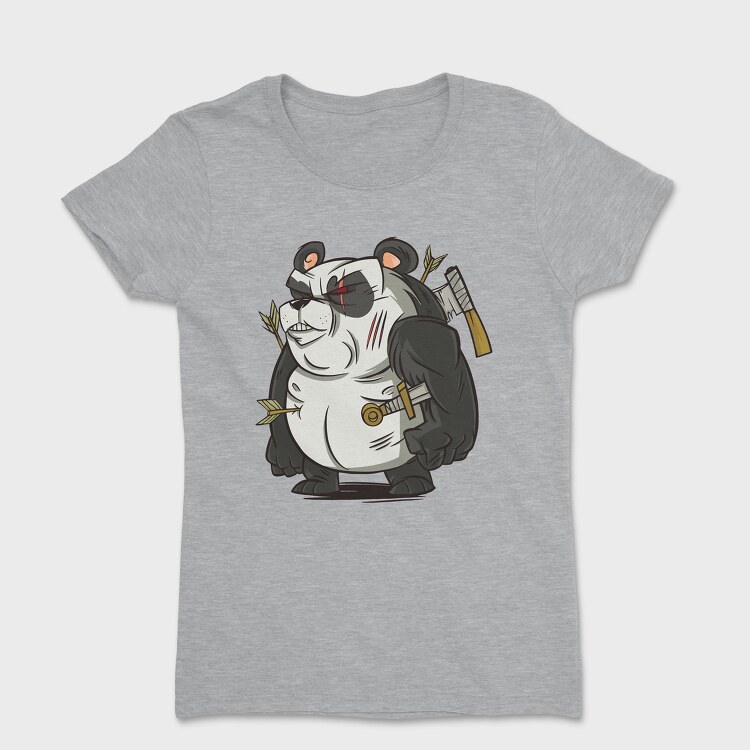 Tricou Femei, Panda Warrior