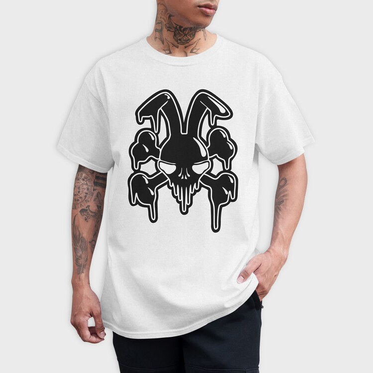 Skull Wings Glow, Tricou Barbati (Unisex)
