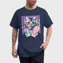 Popcorn Cat Vibes, Tricou Barbati (Unisex)