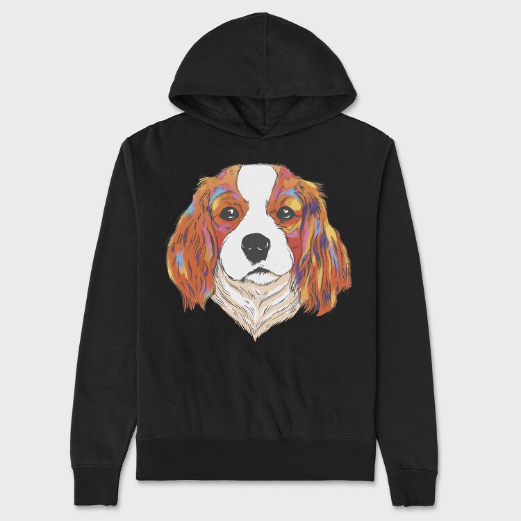 Cavalier King Charles Spaniel, Hanorac Oversize Barbati (Unisex)