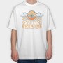 Breathe The Sky, Tricou Oversize Barbati (Unisex)
