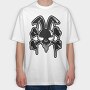 Skull Wings Glow, Tricou Oversize Barbati (Unisex)