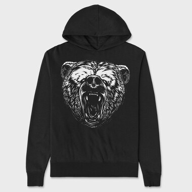 Bear White, Hanorac Oversize Barbati (Unisex)