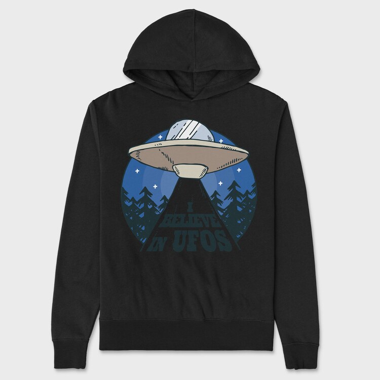 I Believe in Ufos, Hanorac Oversize Barbati (Unisex)