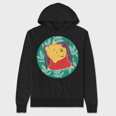 Cartoon Retro Winnie the Pooh 3, Hanorac Oversize Barbati (Unisex)