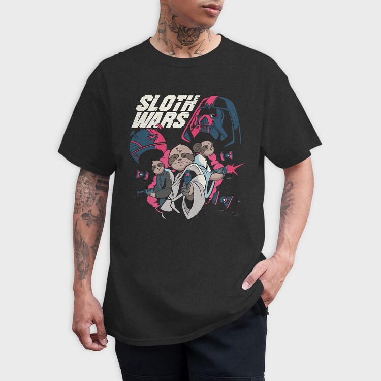 Sloth Wars Rebels, Tricou Barbati (Unisex)