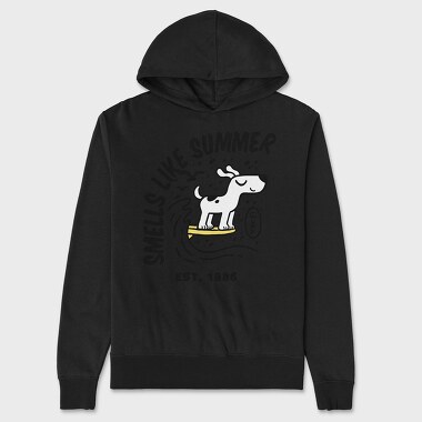 Smells Like Summer Dog, Hanorac Oversize Barbati (Unisex)