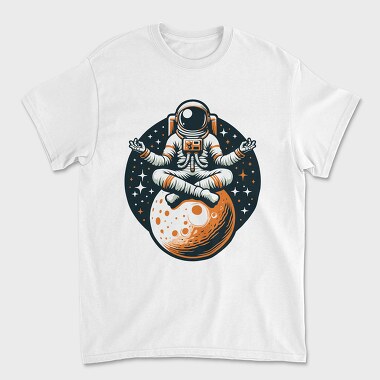 Astronaut Yoga Planet, Tricou Barbati (Unisex)