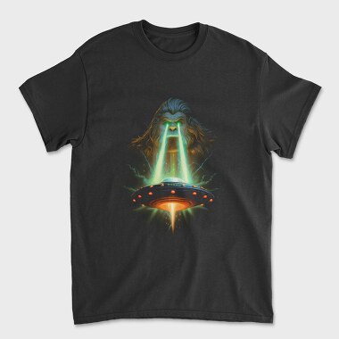 bigfoot and ufo, Tricou Barbati (Unisex)