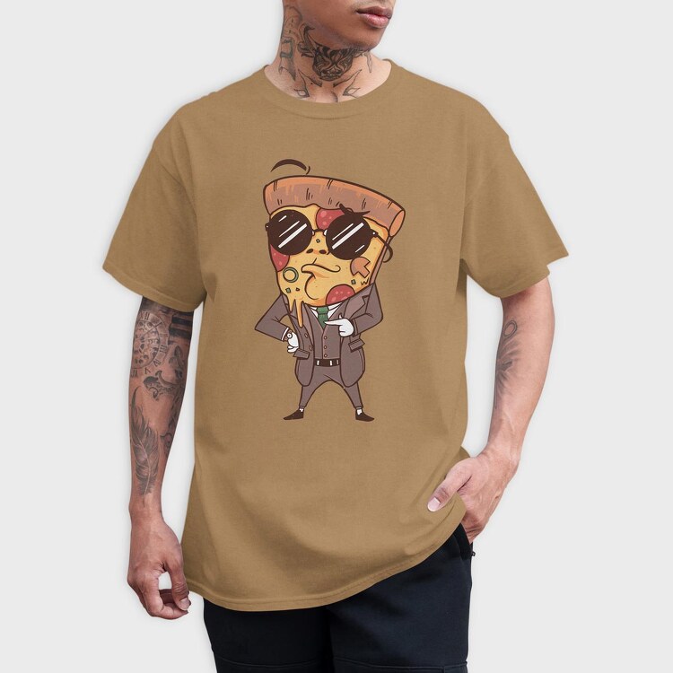 Pizza Suit, Tricou Barbati (Unisex)