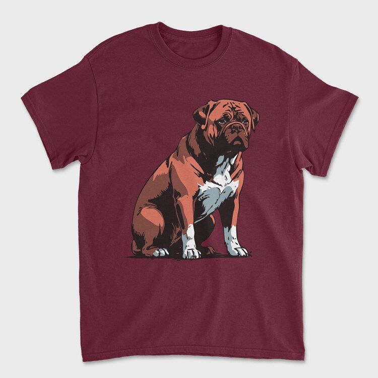 Bordeaux Mastiff, Tricou Barbati (Unisex)