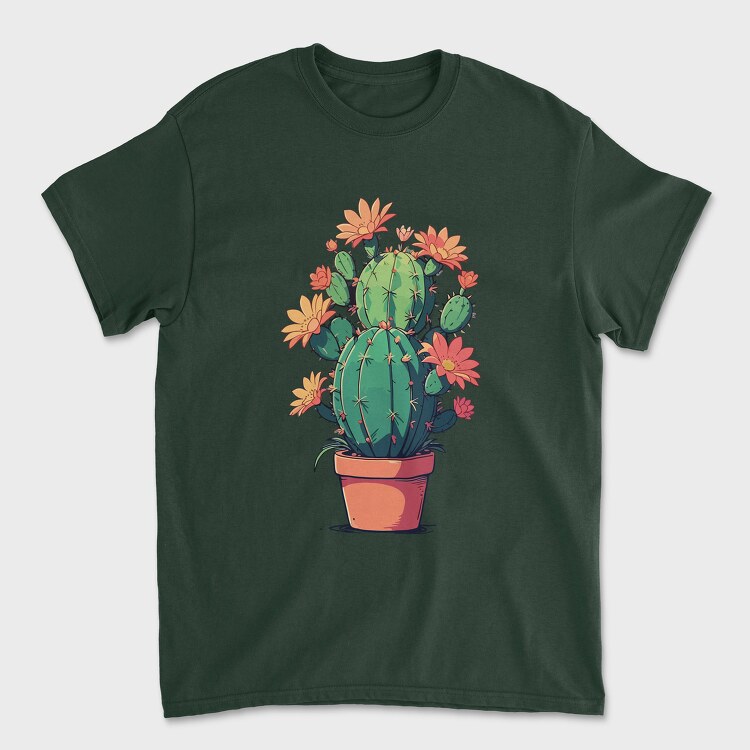 Cactus Flowers, Tricou Barbati (Unisex)