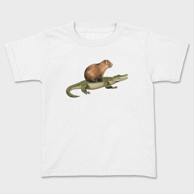 Capybara Crocodile, Tricou Copii