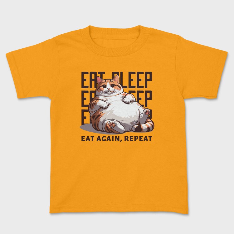 Cat Eat Sleep Repeat, Tricou Copii