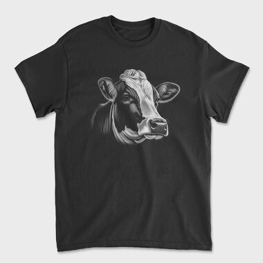 cow portrait, Tricou Barbati (Unisex)