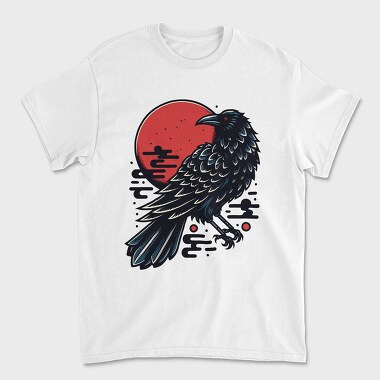 Crow Sunset, Tricou Barbati (Unisex)