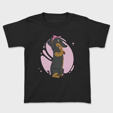 Dachsund Girl, Tricou Copii