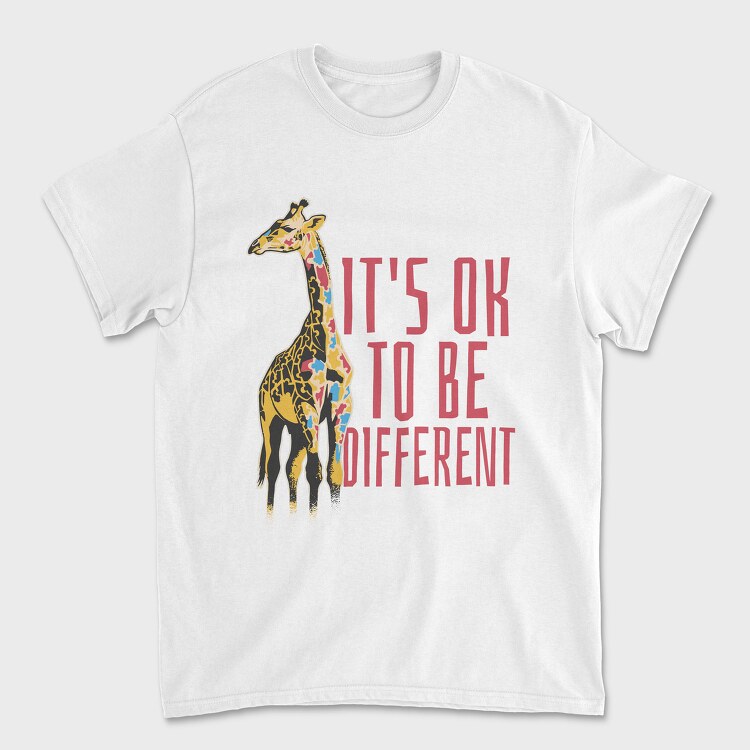 Giraffe Different, Tricou Barbati (Unisex)