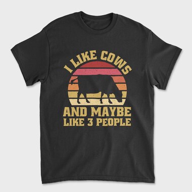 I Like Cows, Tricou Barbati (Unisex)