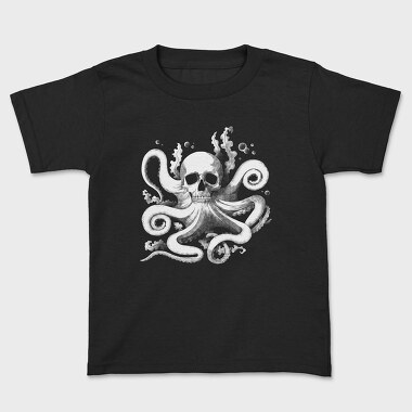 Octopus skull, Tricou Copii