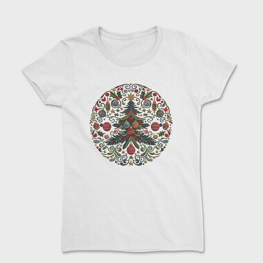 Ornamental Christmas Tree, Tricou Femei